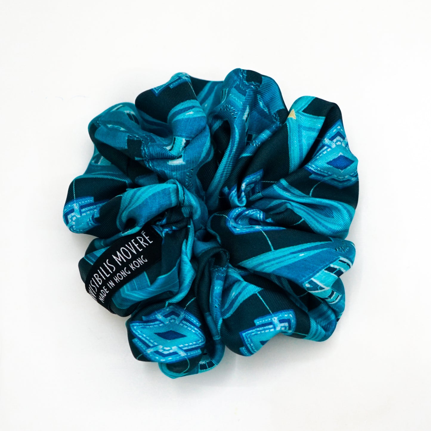 Invisibilis Moveré Premium silk scrunchie - Size Medium - Made in Hong Kong - 真絲髮圈 - 香港製造