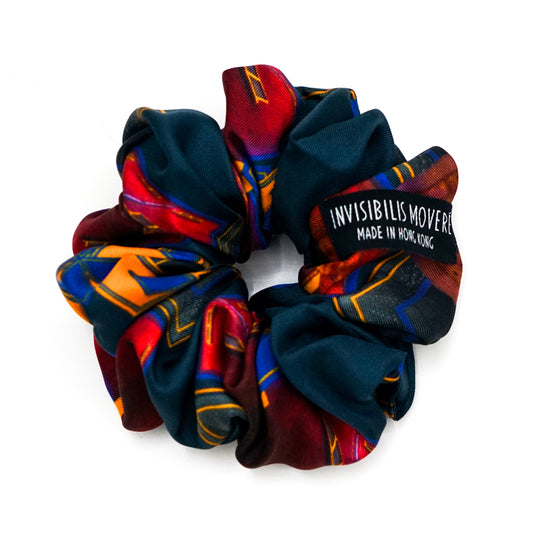 Invisibilis Moveré Premium silk scrunchie - Size Medium - Made in Hong Kong - 真絲髮圈 - 香港製造