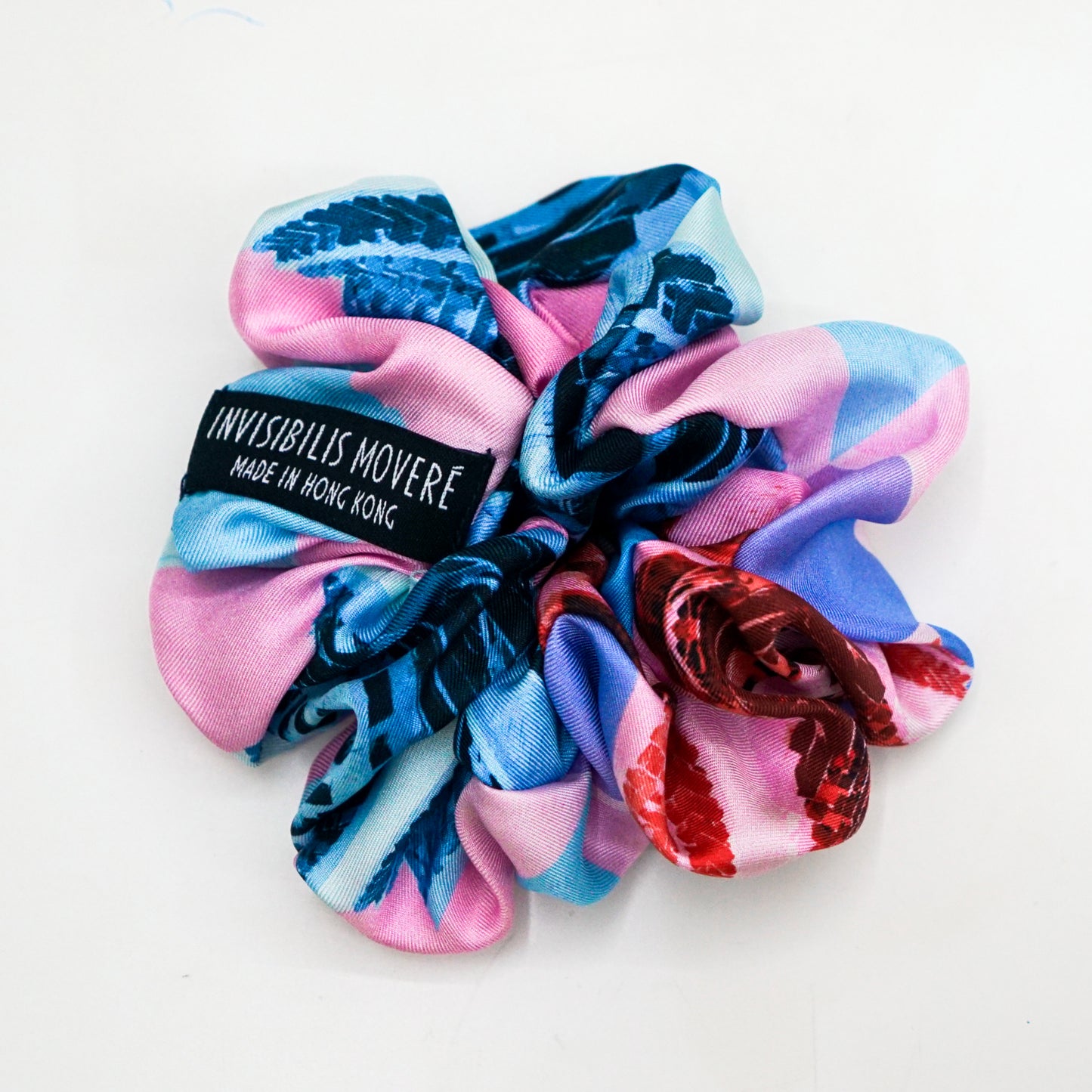 Invisibilis Moveré Premium silk scrunchie - Size Medium - Made in Hong Kong - 真絲髮圈 - 香港製造